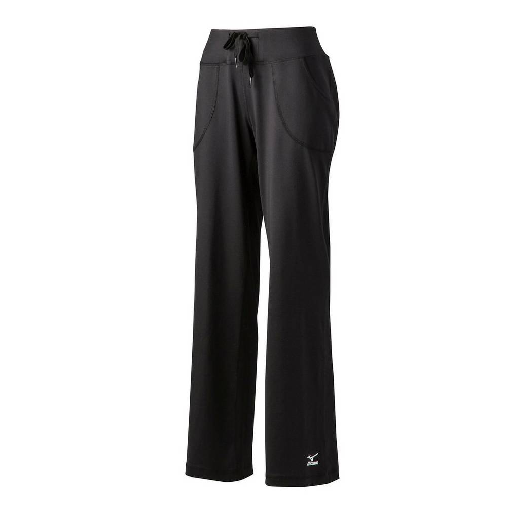 Damske Tepláky Mizuno Straight Volejbalove Čierne Vypredaj LDCY09658